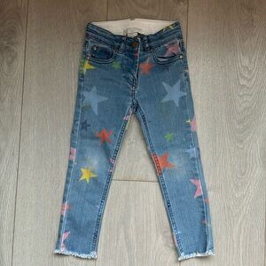 Stella McCartney Kids | Blue jeans with stars | Size 4 yr
